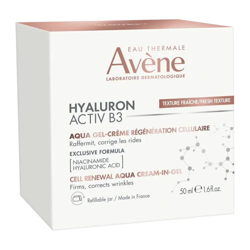Hyaluron Activ B3 Aqua Gel-Creme Renovador Celular Anti-Idade Avène 50mL - Imagem 2